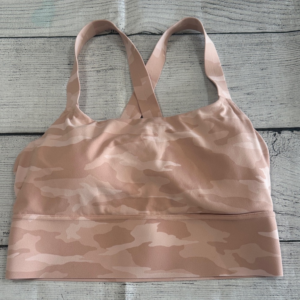 Athleta Sz Small Pink Camo Sports Bra